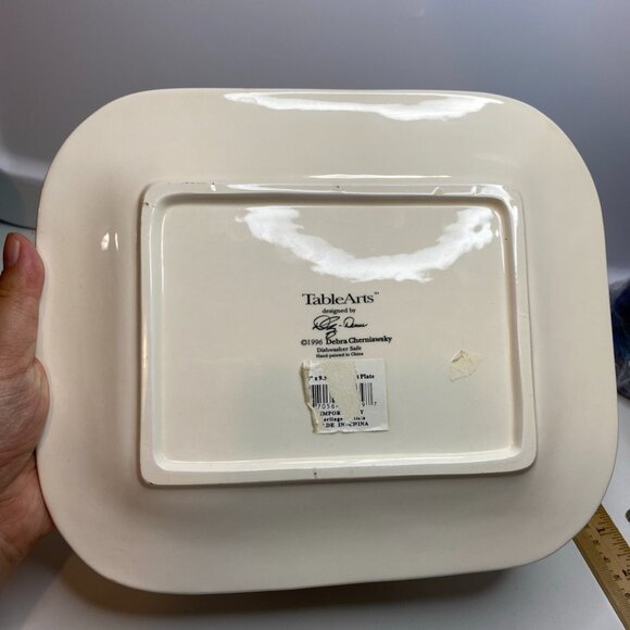 2 DEBRA CHERNIAWSKY CERAMIC PLATE Bowl MOOSE POTTERY 1996 TABLE ARTS - Picture 8 of 15